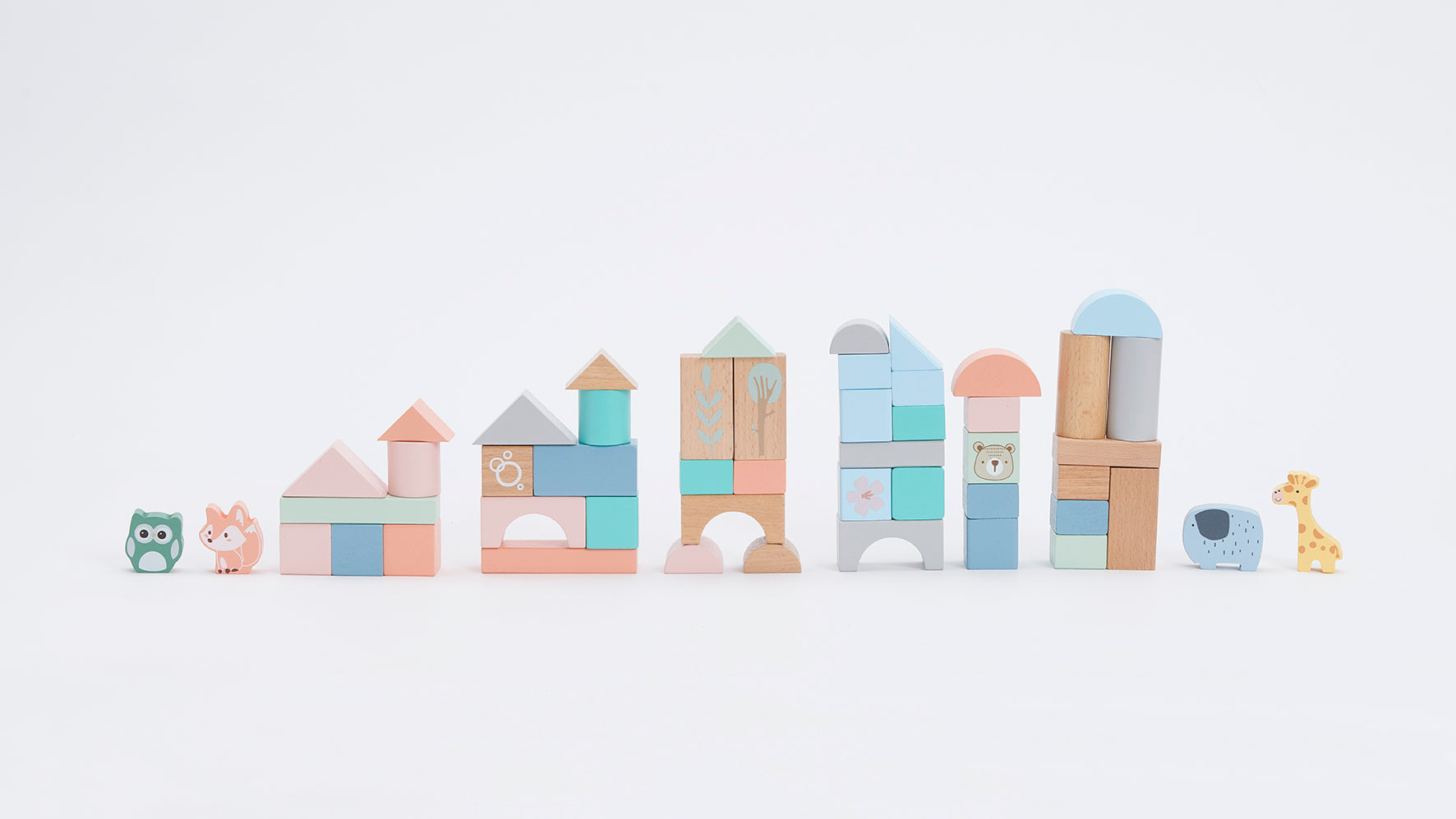 Bubble Wooden Activity Blocks