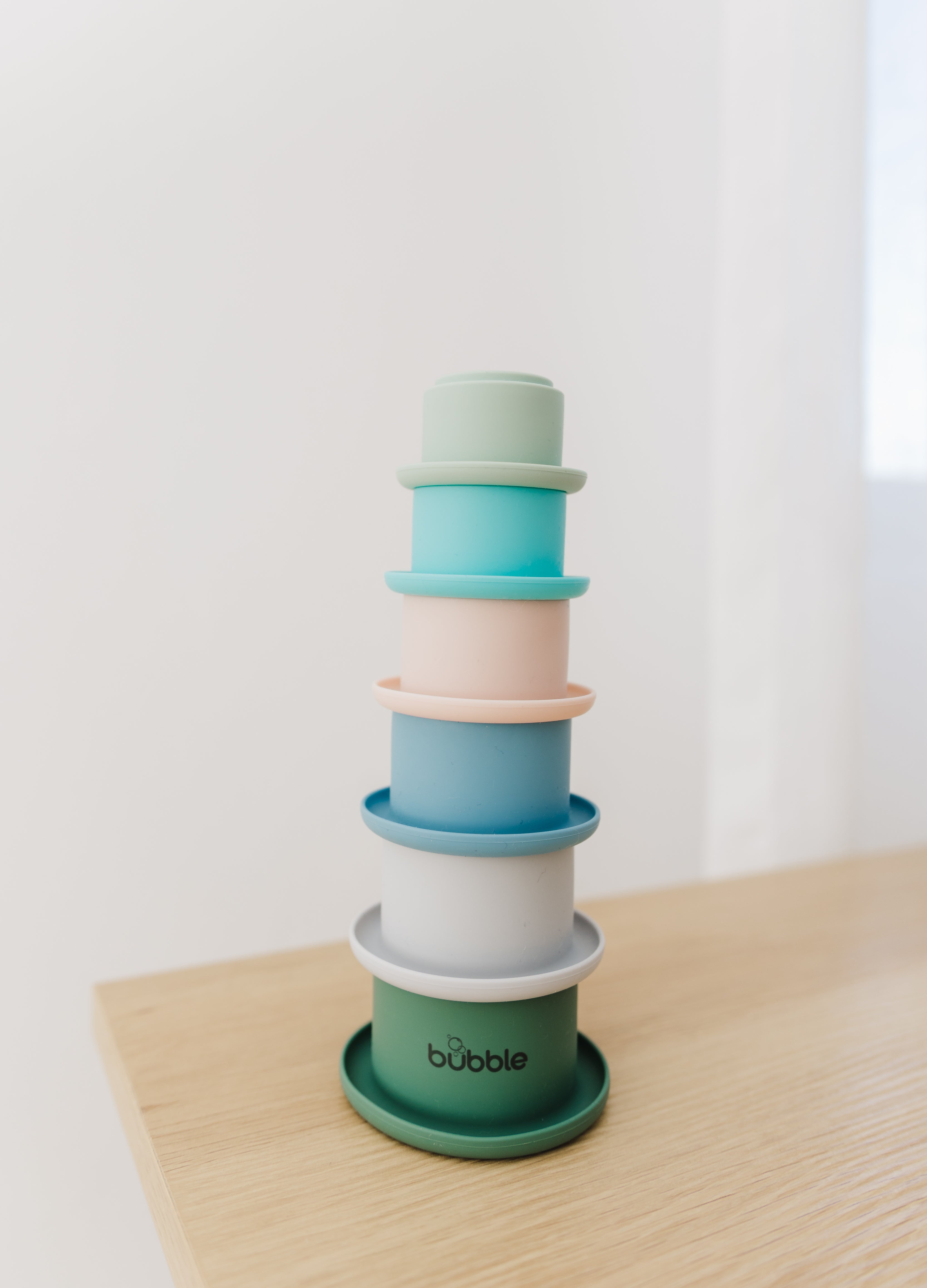 Bubble Silicone Stacking Cups