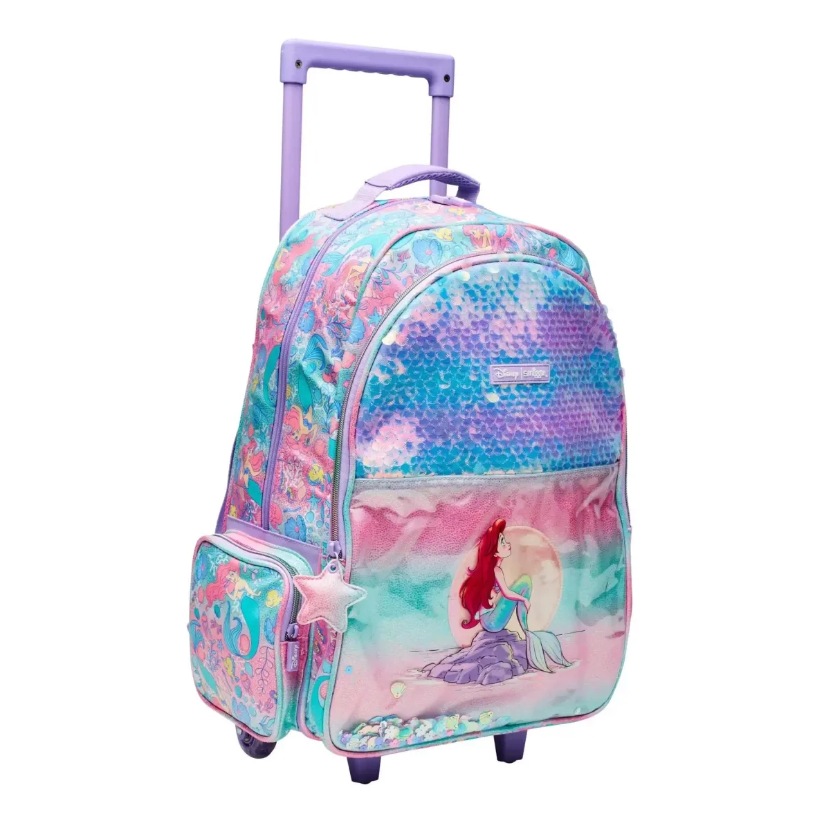 SMIGGLE Disney Ariel Trolley Backpack