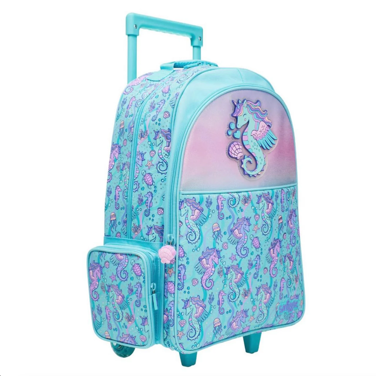SMIGGLE Seahorse-Unicorn Trolley Backpack