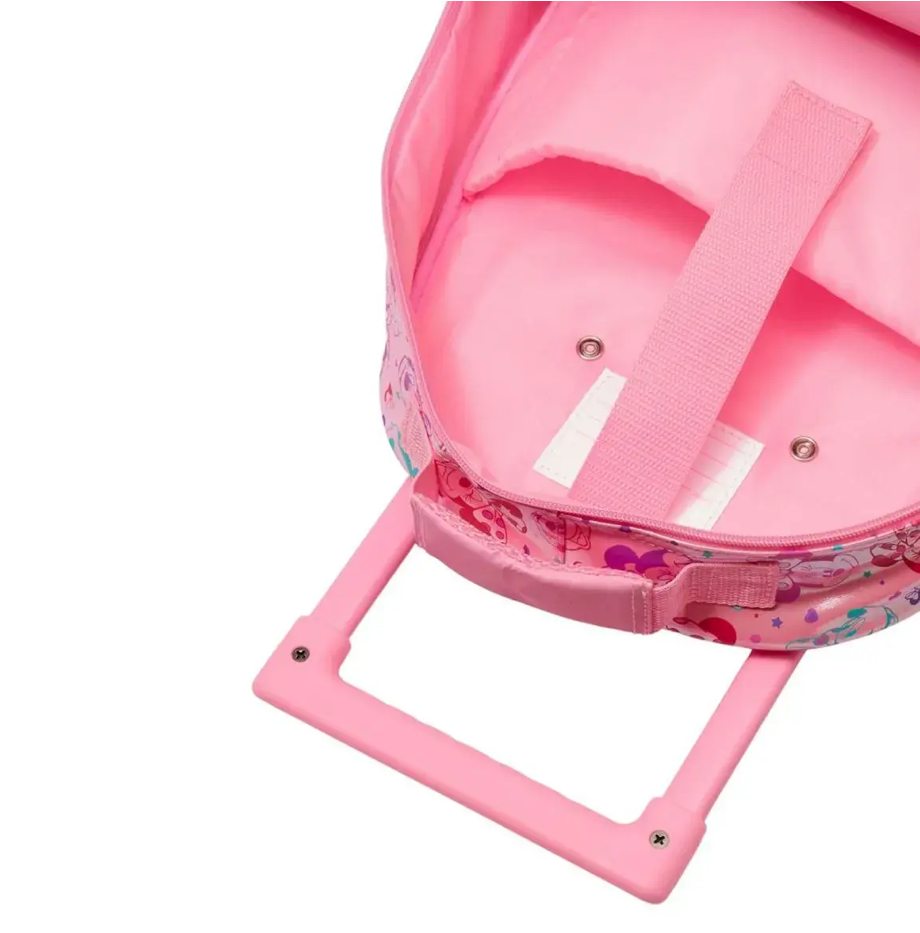 SMIGGLE Minnie Mouse Pink Trolley Backpack
