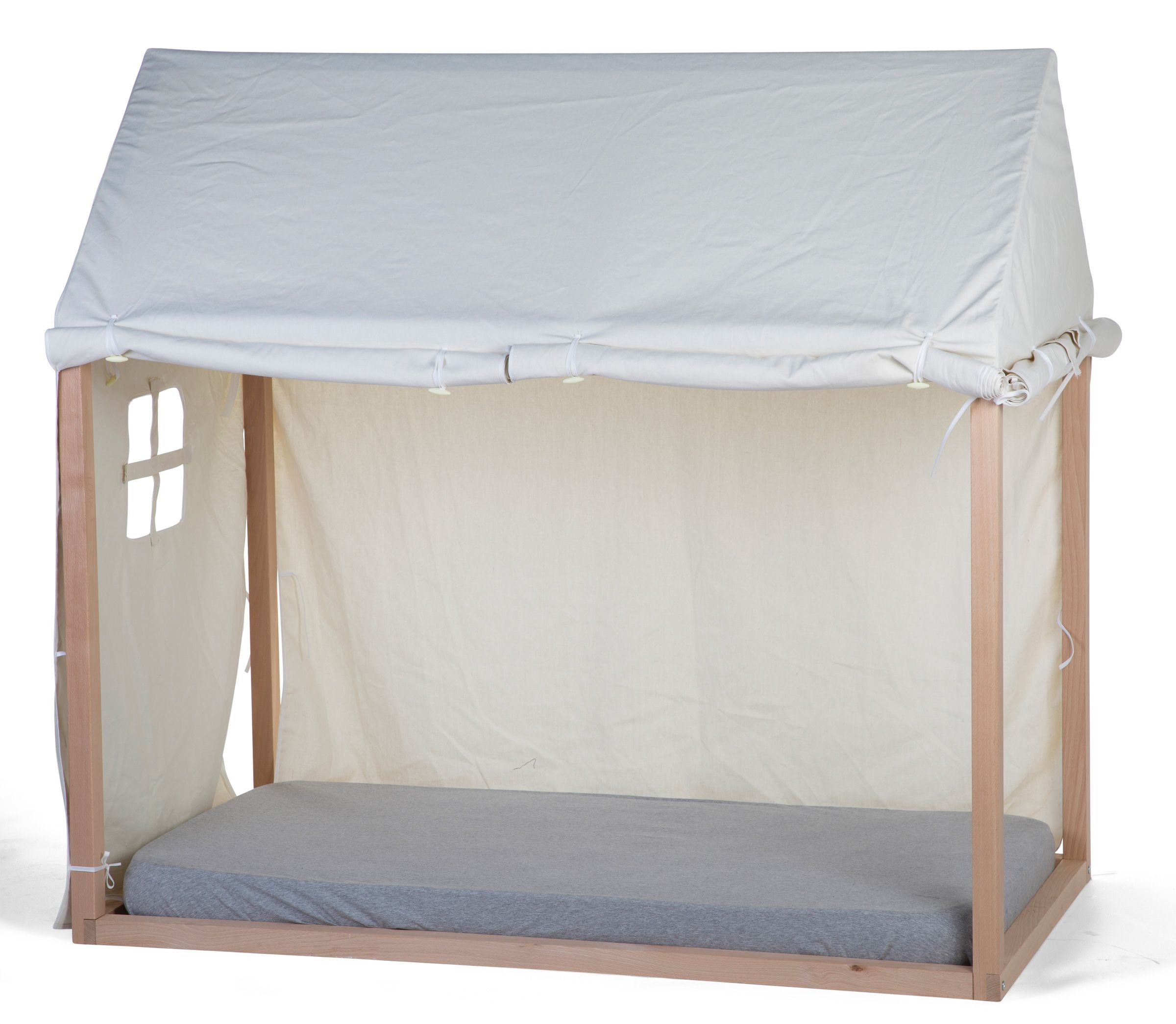 Childhome Bed Frame House Cover - White - 70x140CM