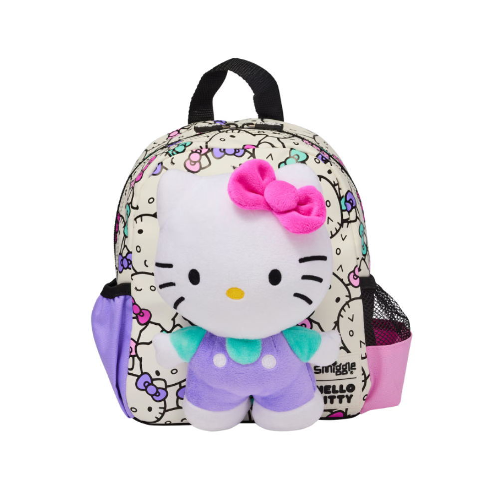 SMIGGLE Hello Kitty Teeny Tiny Backpack With Detachable Plush