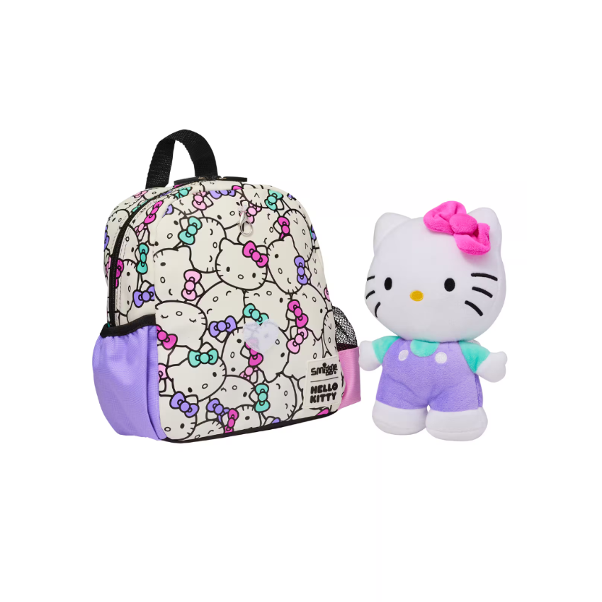 SMIGGLE Hello Kitty Teeny Tiny Backpack With Detachable Plush