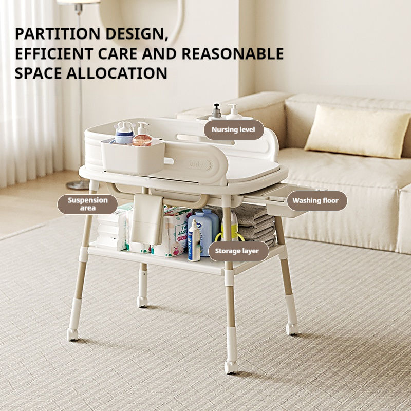 All-in-One Infant Diaper Changing Station W Organizer