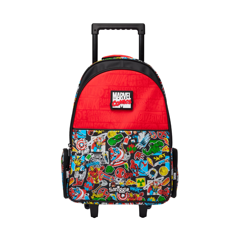 SMIGGLE Marvel Comic Trolley Backpack