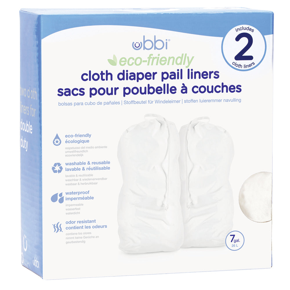 Ubbi Cloth Diaper Pail Liner 2 Pack