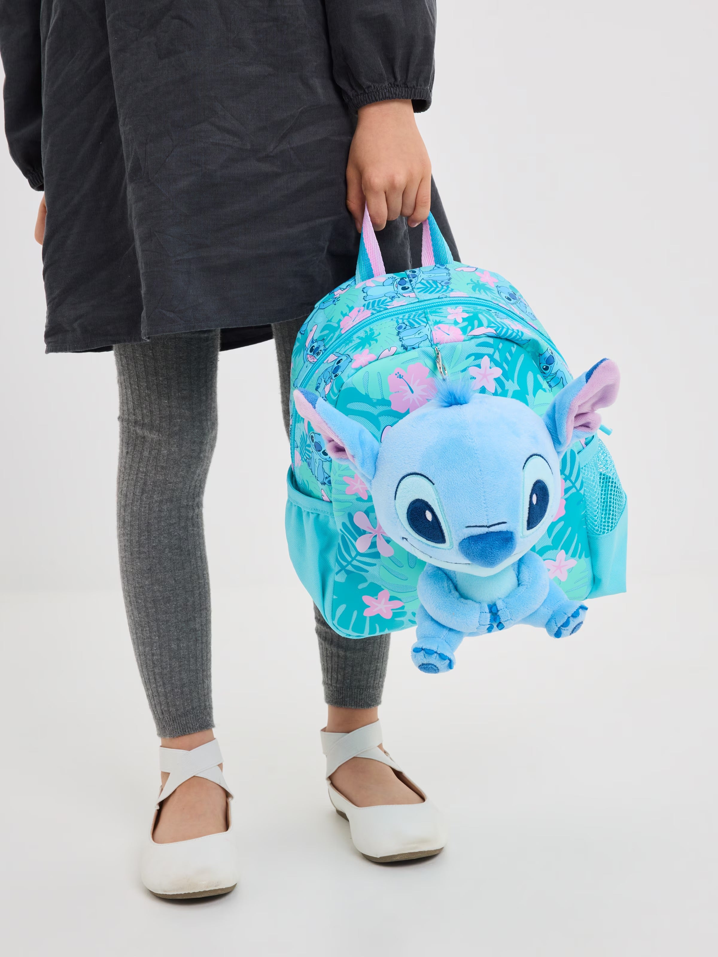 SMIGGLE Lilo & Stitch Teeny Tiny Backpack With Detachable Plush